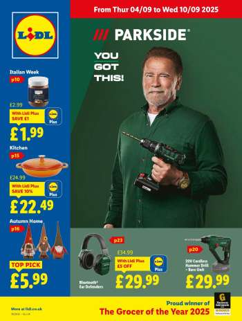 Lidl offer  - 04/09/2025 - 10/09/2025.