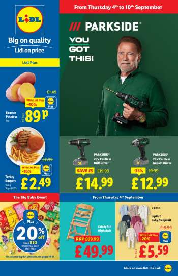 Lidl offer  - 04/09/2025 - 10/09/2025.