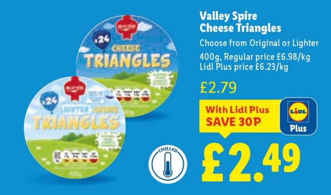 VALLEY SPIRE Cheese Triangles