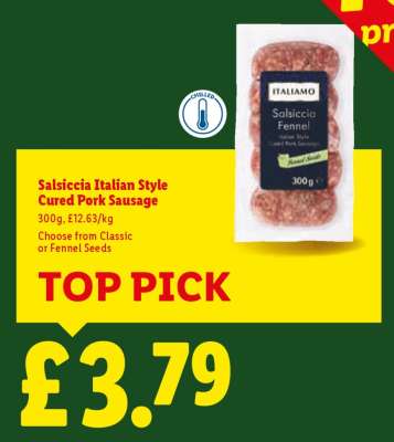 Salsiccia Italian Style Cured Pork Sausage