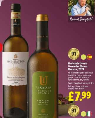 Hacienda Uvanis Garnacha Blanca, Navarra, 2024