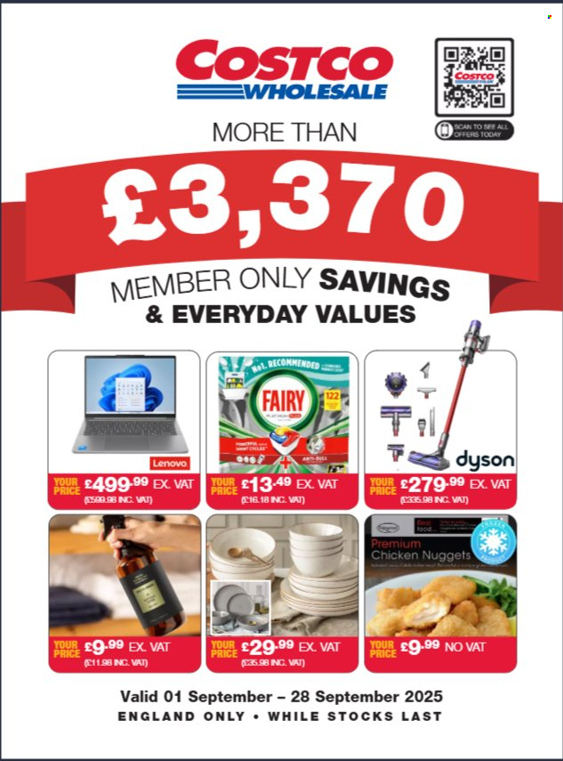 Costco offer - 01/09/2025 - 28/09/2025. Page 1