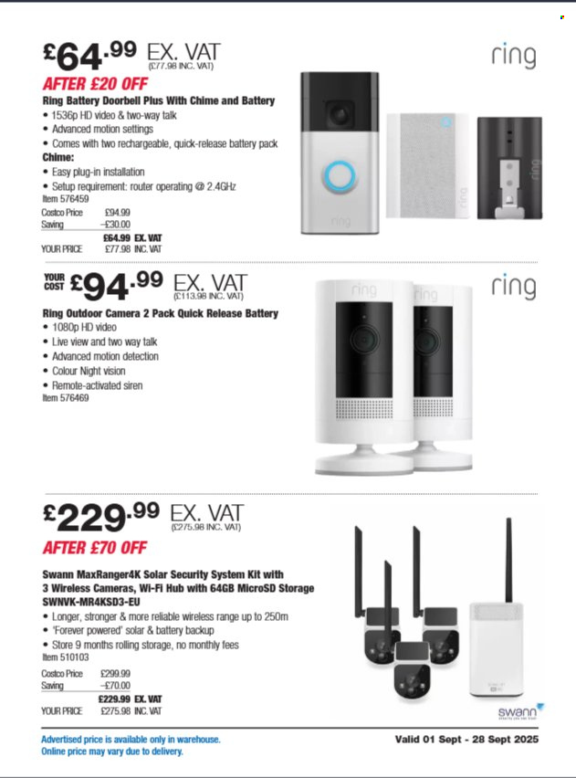 Costco offer - 01/09/2025 - 28/09/2025. Page 7