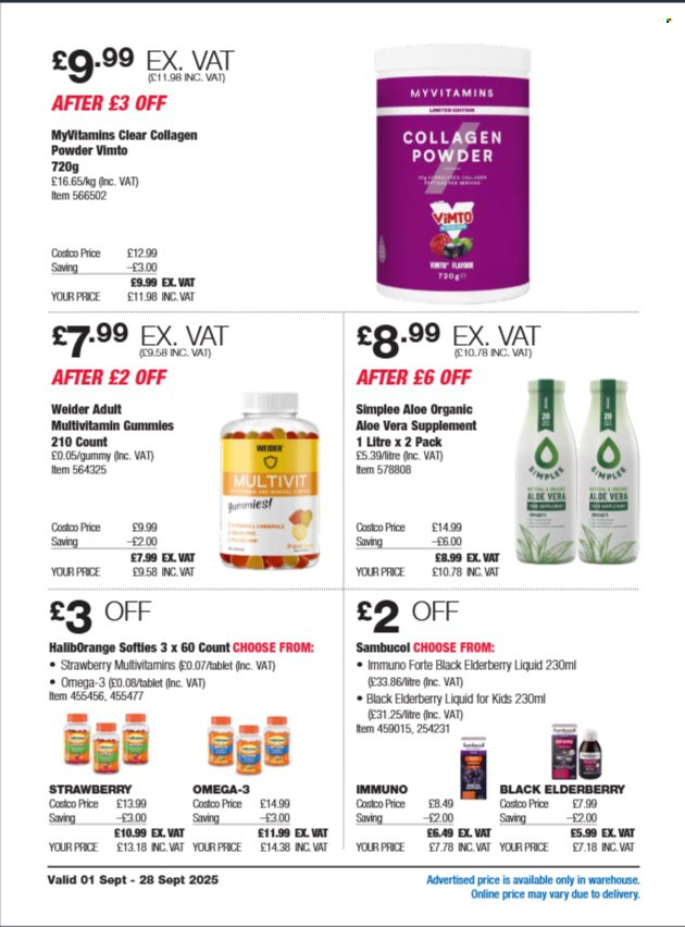 Costco offer - 01/09/2025 - 28/09/2025. Page 20