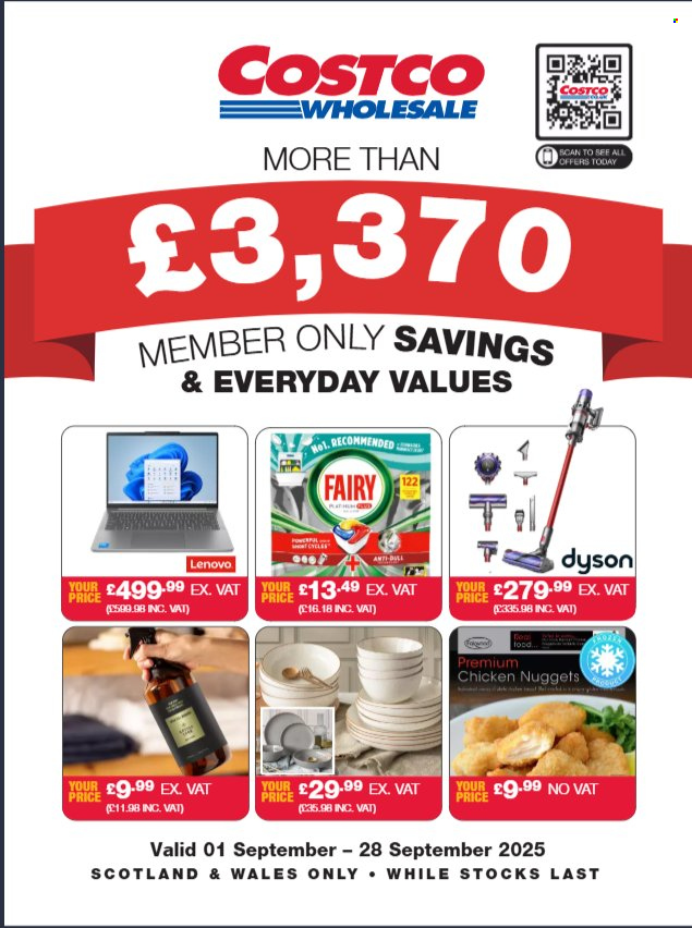 Costco offer - 01/09/2025 - 28/09/2025. Page 1