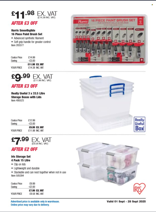 Costco offer - 01/09/2025 - 28/09/2025. Page 9
