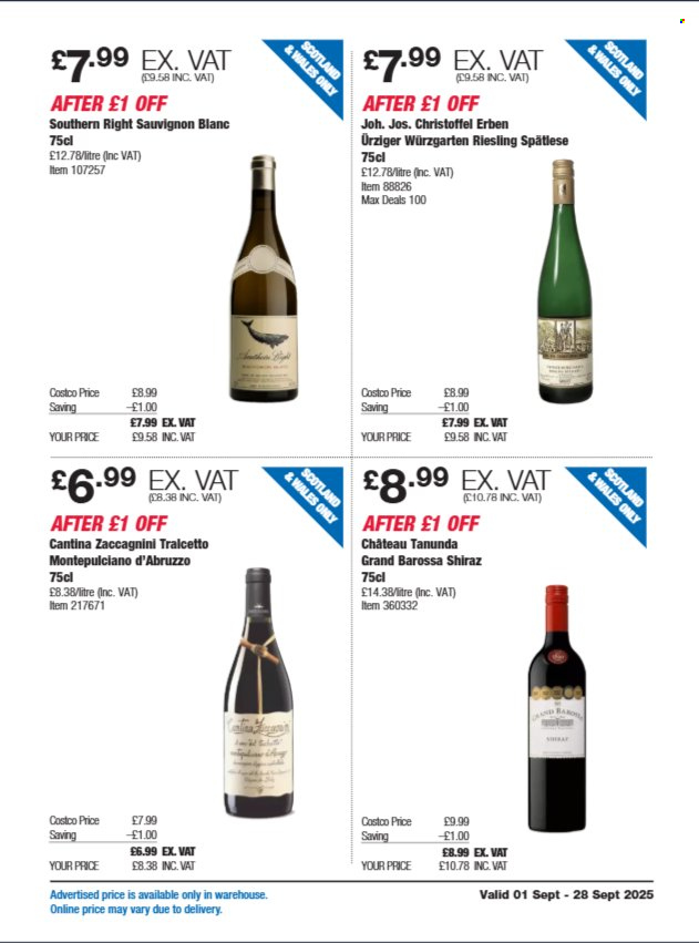 Costco offer - 01/09/2025 - 28/09/2025. Page 17