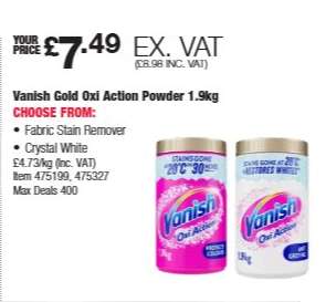 Vanish Gold Oxi Action Powder 1.9kg