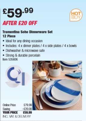 Tramontina Soho Dinnerware Set