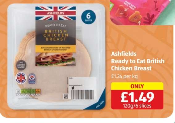 Ashfields Ready to Eat British Chicken Breast