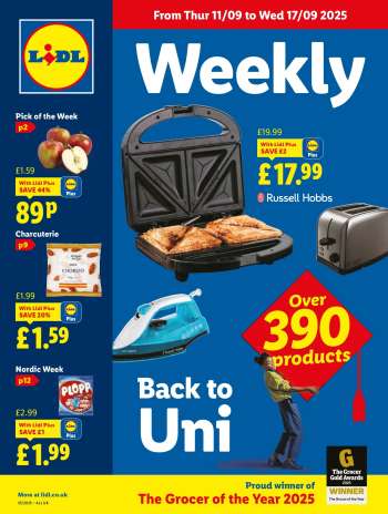 Lidl offer  - 11/09/2025 - 17/09/2025.
