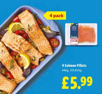 4 Salmon Fillets