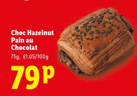 Choc Hazelnut Pain au Chocolat
