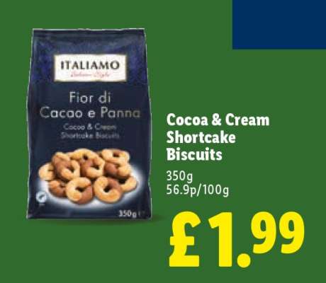 Cocoa & Cream Shortcake Biscuits