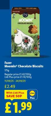 Fazer Moomin® Chocolate Biscuits
