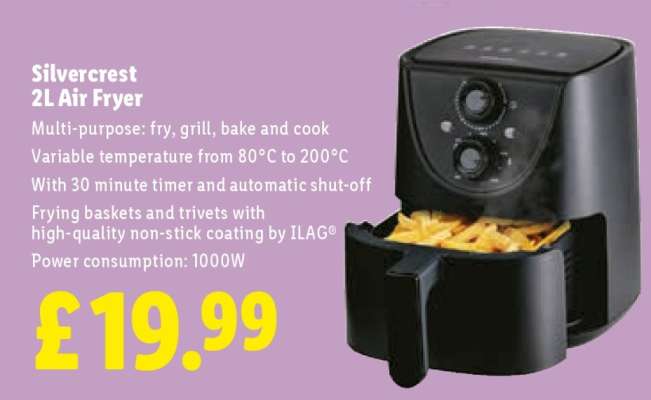 Silvercrest 2L Air Fryer