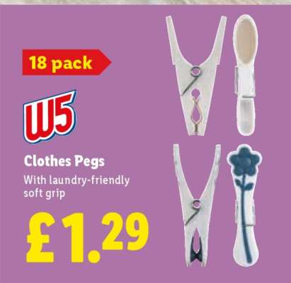 W5 Clothes Pegs