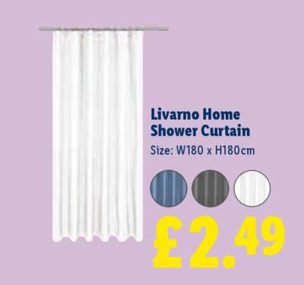 Livarno Home Shower Curtain