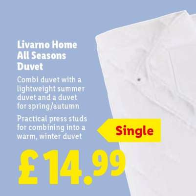 Livarno Home All Seasons Duvet