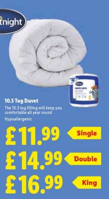 10.5 Tog Duvet