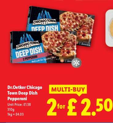 Dr. Oetker Chicago Town Deep Dish Pepperoni