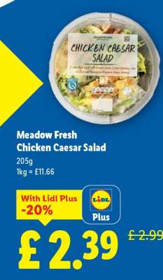 Meadow Fresh Chicken Caesar Salad