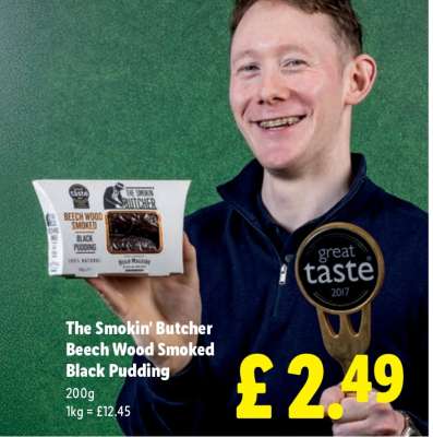 The Smokin' Butcher Beech Wood Smoked Black Pudding
