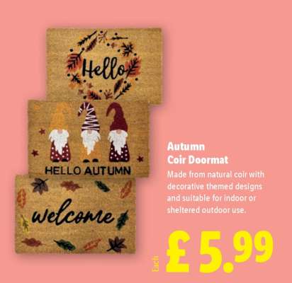 Autumn Coir Doormat
