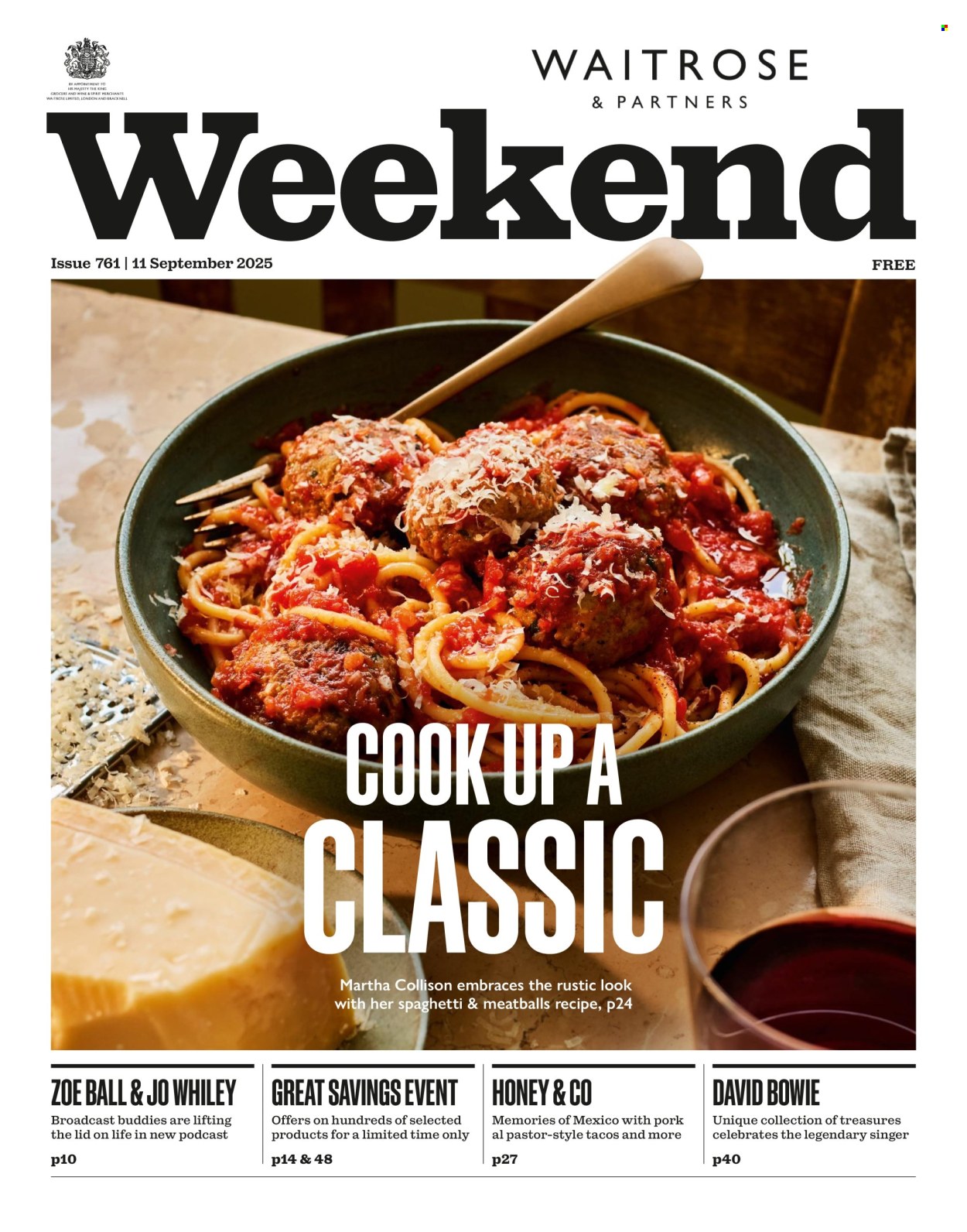 Waitrose offer. Page 1