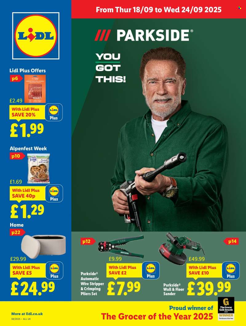 Lidl offer  - 18/09/2025 - 24/09/2025.