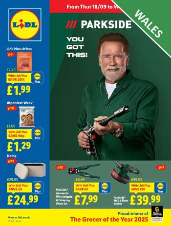 Lidl offer  - 18/09/2025 - 24/09/2025.