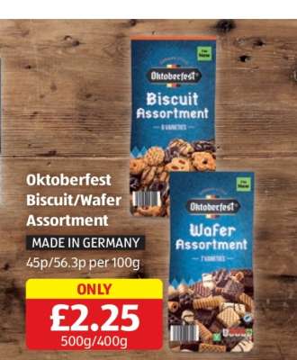 Oktoberfest Biscuit/Wafer Assortment