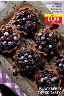 Blackberry Topped Tarts