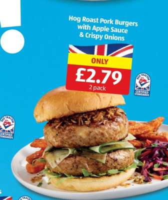 Hog Roast Pork Burgers
