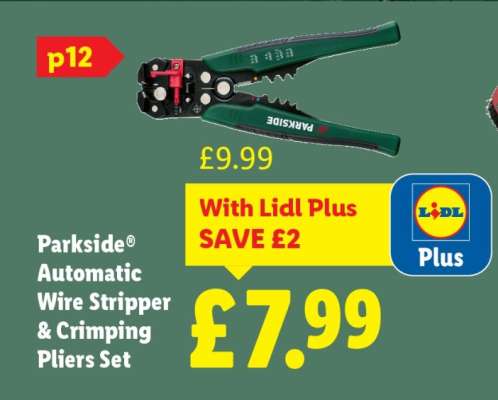 PARKSIDE Automatic Wire Stripper & Crimping Pliers Set
