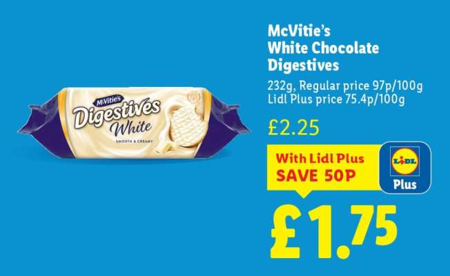 McVitie’s White Chocolate Digestives