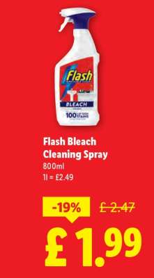 Flash Bleach Cleaning Spray