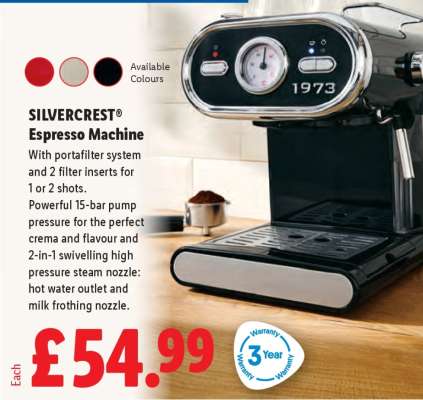 Silvercrest Espresso Machine