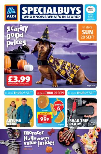 Aldi offer  - 25/09/2025 - 01/10/2025.