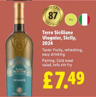 Terre Siciliane Viognier, Sicily, 2024