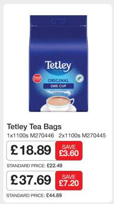 Tetley Tea Bags
