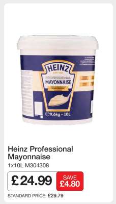 Heinz Professional Mayonnaise
