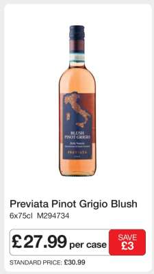 Previata Pinot Grigio Blush