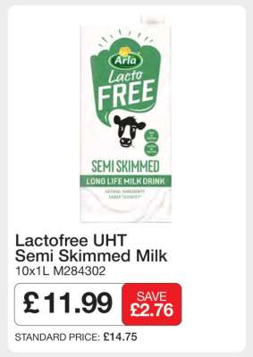 Lactofree UHT Semi Skimmed Milk