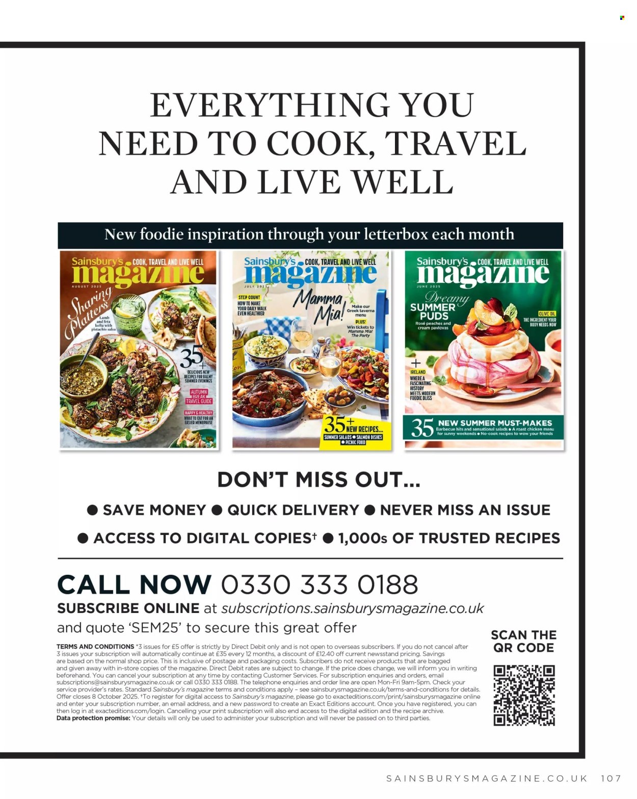 Sainsbury's offer - 01/09/2025 - 30/09/2025. Page 107