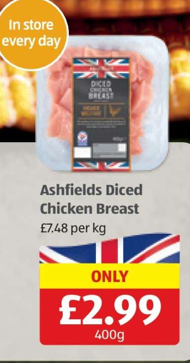 Ashfields Diced Chicken Breast