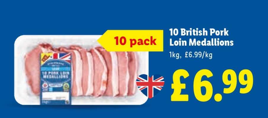 10 British Pork Loin Medallions