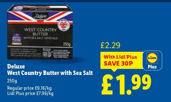 Deluxe West Country Butter with Sea Salt