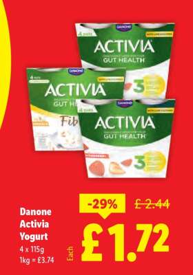 Danone Activia Yogurt