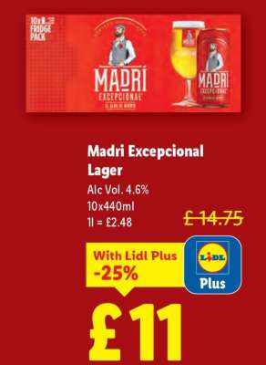 Madri Excepcional Lager